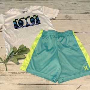 Hurley toddler boys matching outfit